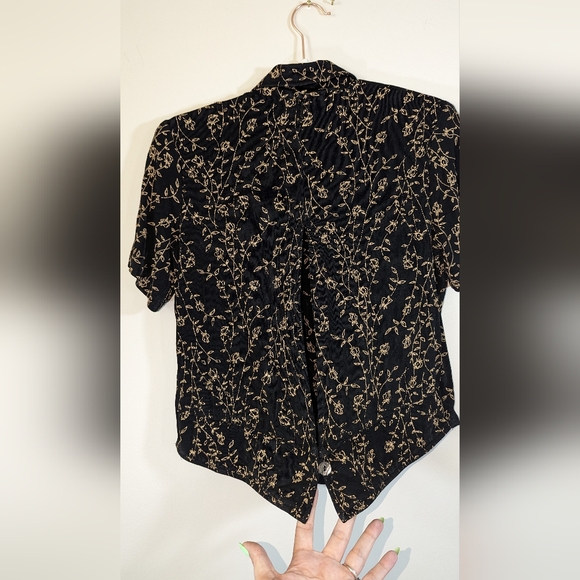 Vintage Ronni Nicole for Ouida crop button up - Picture 4 of 7